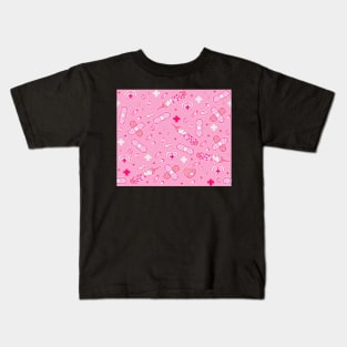 menhera needles two on pink Kids T-Shirt